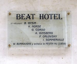 Beat hotel plaque 