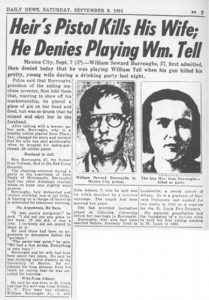 Burroughs Vollmer Newspaper Mexico