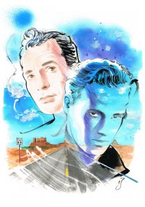 Jack Kerouac and Marlon Brando