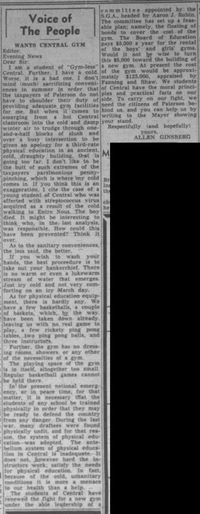 allen ginsberg early activism